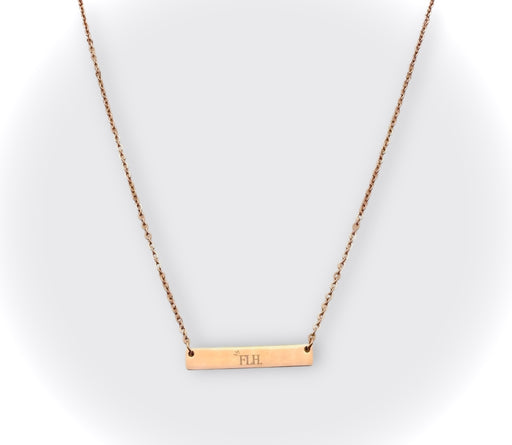 FLH (FightLikeHel) Bar Necklace