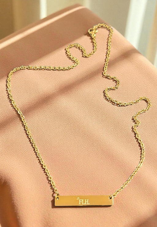 FLH (FightLikeHel) Bar Necklace
