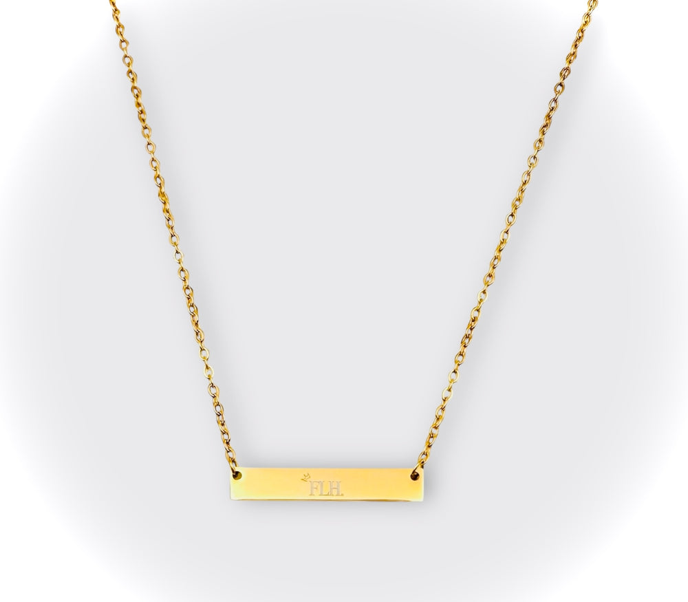 FLH (FightLikeHel) Bar Necklace