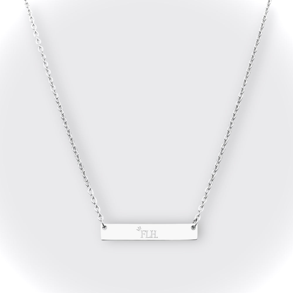 FLH (FightLikeHel) Bar Necklace