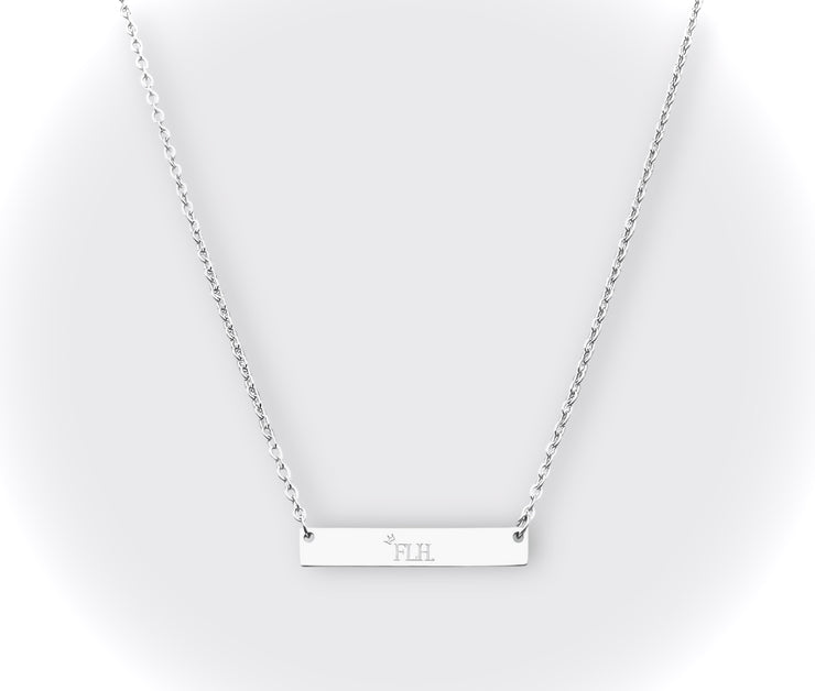 FLH (FightLikeHel) Bar Necklace