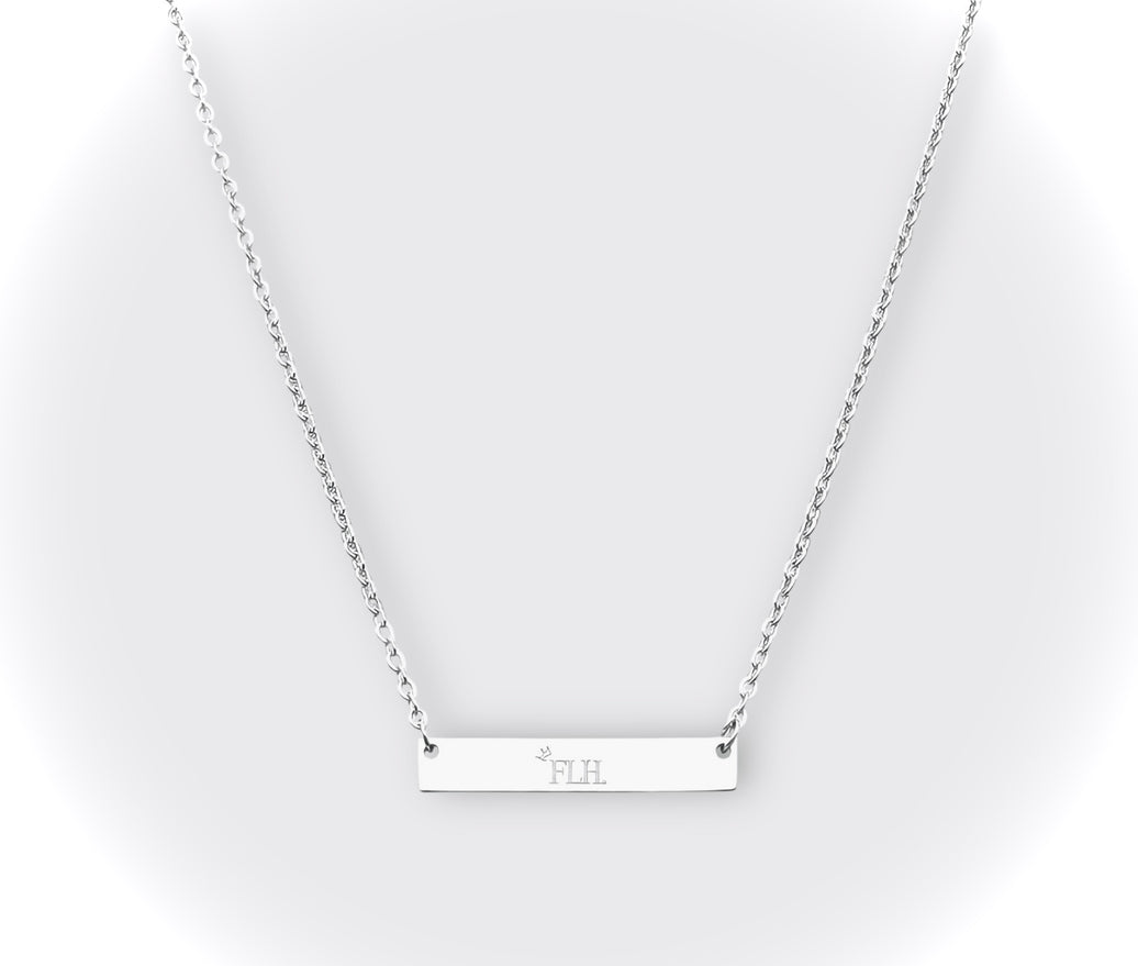 FLH (FightLikeHel) Bar Necklace