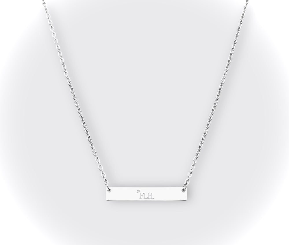 FLH (FightLikeHel) Bar Necklace