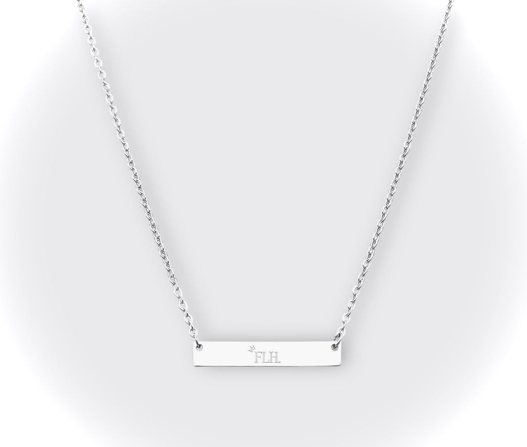 FLH (FightLikeHel) Bar Necklace